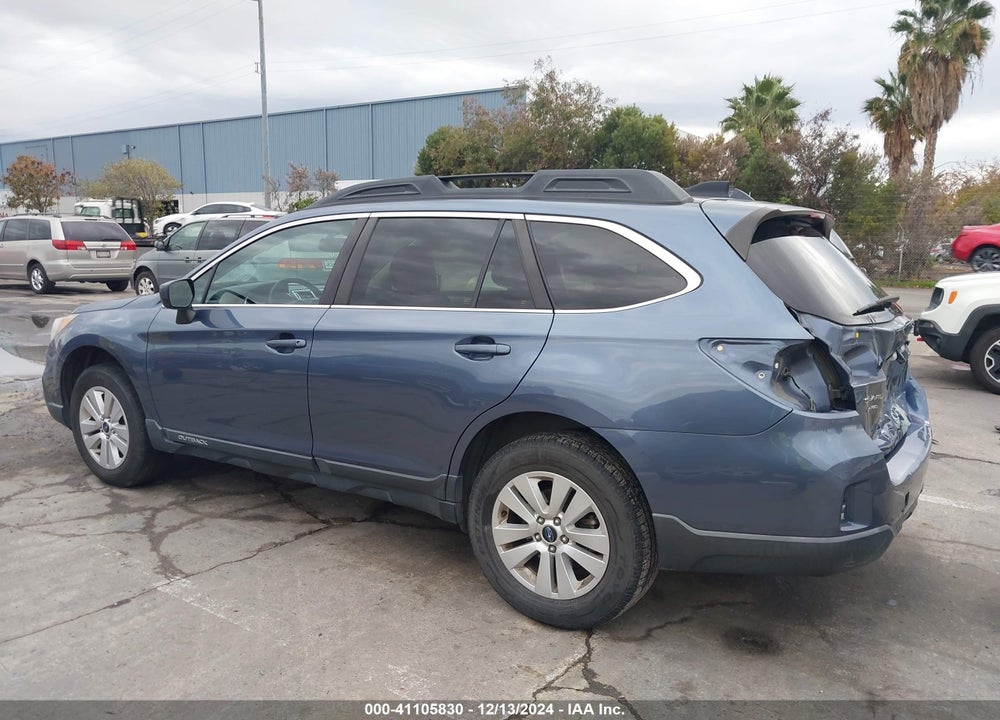 2016 SUBARU OUTBACK 2.5I PREMIUM VIN: 4S4BSACC0G3223092