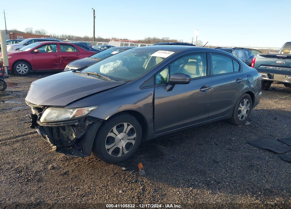 2014 HONDA CIVIC HYBRID VIN: 19XFB4F26EE001916