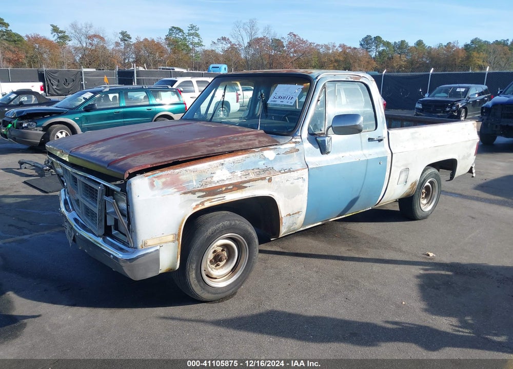 1984 GMC C1500 VIN: 1GTCC14D7EF700495