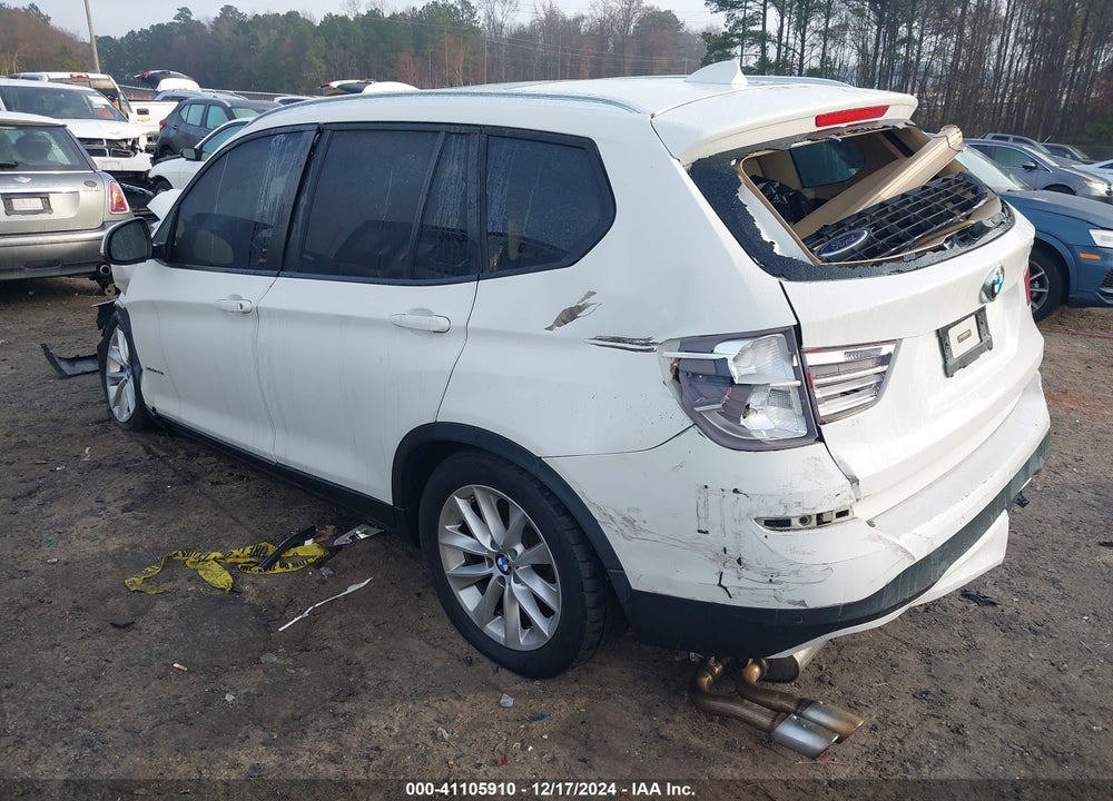 2015 BMW X3 XDRIVE28I VIN: 5UXWX9C51F0D55156