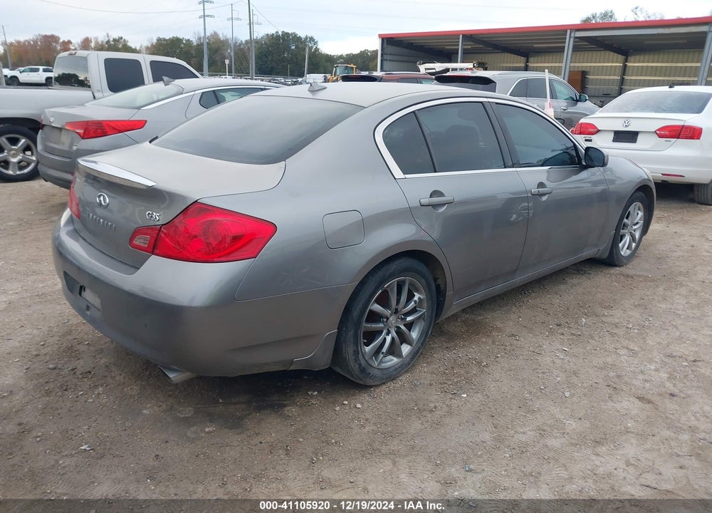 2008 INFINITI G35 JOURNEY VIN: JNKBV61E08M223052
