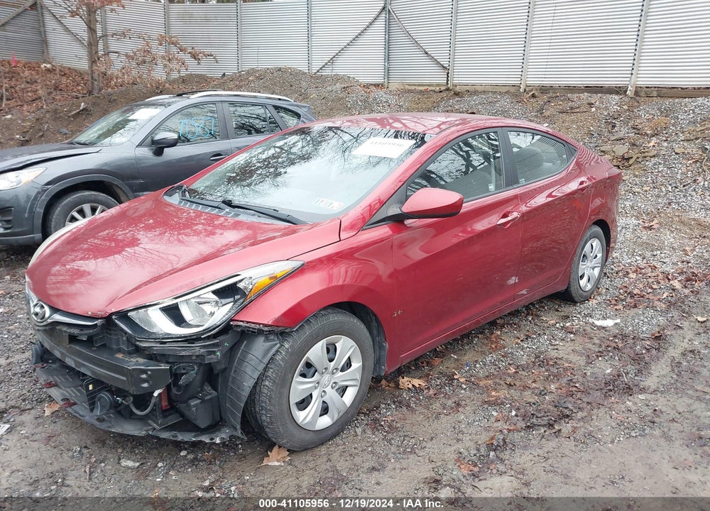 2016 HYUNDAI ELANTRA SE VIN: 5NPDH4AEXGH721046