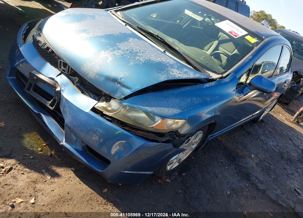 2009 HONDA CIVIC LX VIN: 2HGFA16589H526970