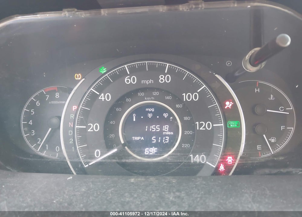 2014 HONDA CR-V LX VIN: 5J6RM3H32EL042875