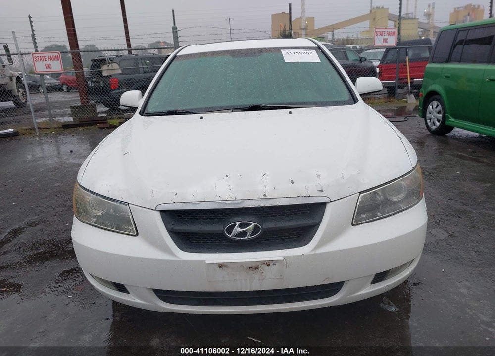 2006 HYUNDAI SONATA GLS V6/LX V6 VIN: 5NPEU46F06H122818