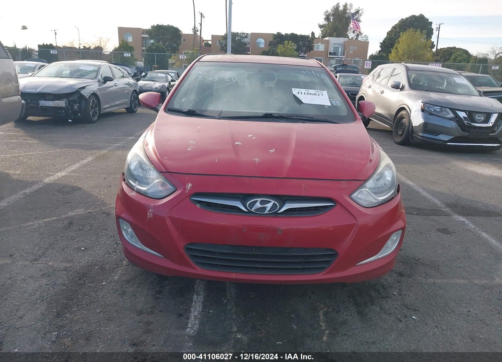 2013 HYUNDAI ACCENT GLS VIN: KMHCU4AE6DU328908