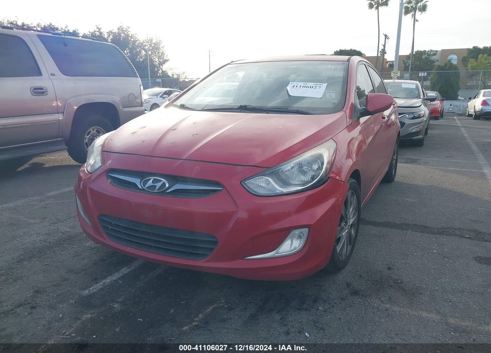 2013 HYUNDAI ACCENT GLS VIN: KMHCU4AE6DU328908