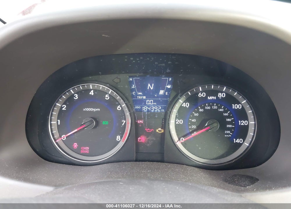 2013 HYUNDAI ACCENT GLS VIN: KMHCU4AE6DU328908