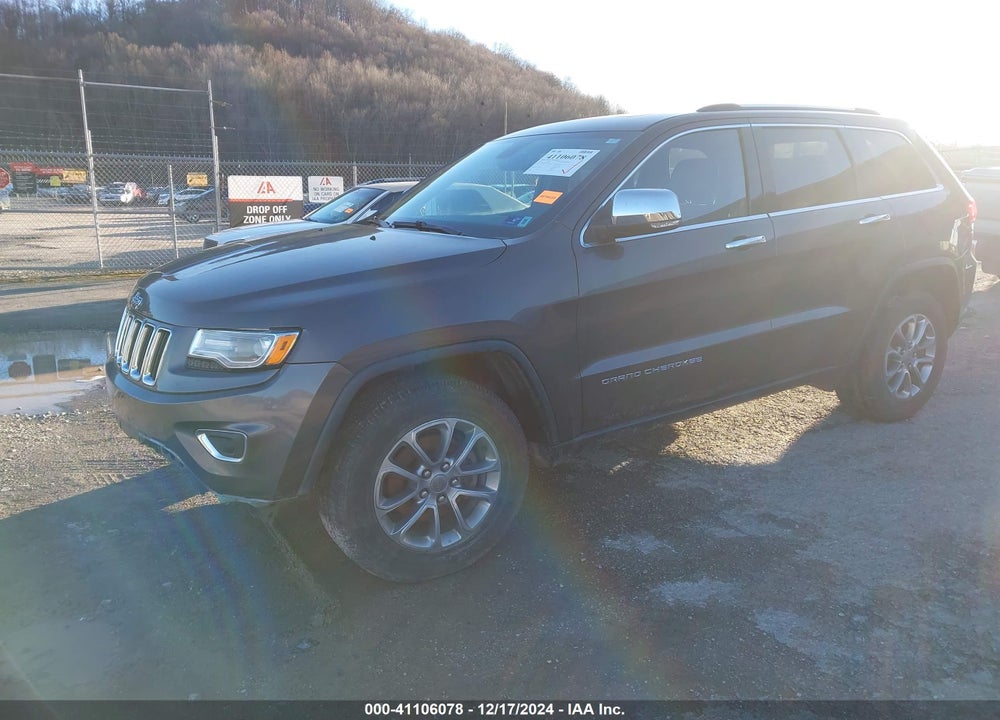 2015 CHEROKEE JEEP GRAND  LIMITED VIN: 1C4RJFBG6FC819877