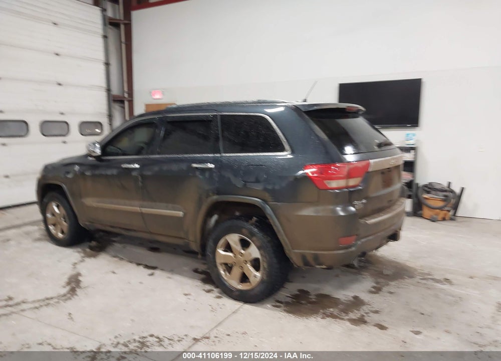 2012 JEEP GRAND CHEROKEE OVERLAND VIN: 1C4RJFCT5CC222758