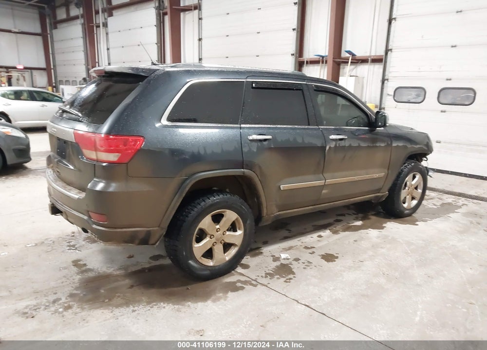 2012 JEEP GRAND CHEROKEE OVERLAND VIN: 1C4RJFCT5CC222758