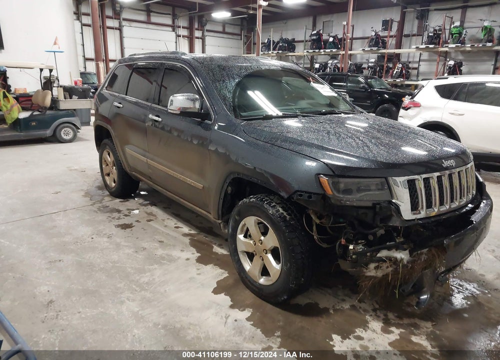 2012 JEEP GRAND CHEROKEE OVERLAND VIN: 1C4RJFCT5CC222758