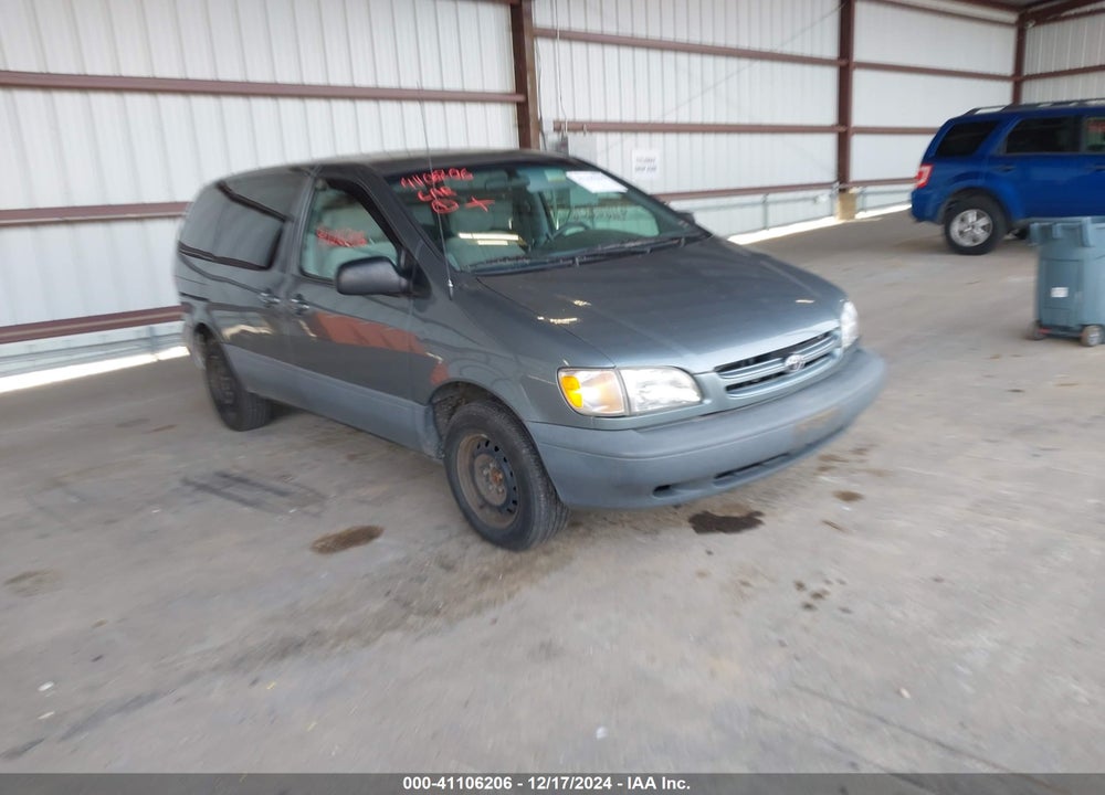 2000 TOYOTA SIENNA CE VIN: 4T3ZF19C7YU284095