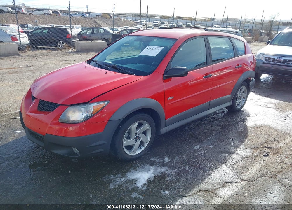 2004 PONTIAC VIBE VIN: 5Y2SL628X4Z416614