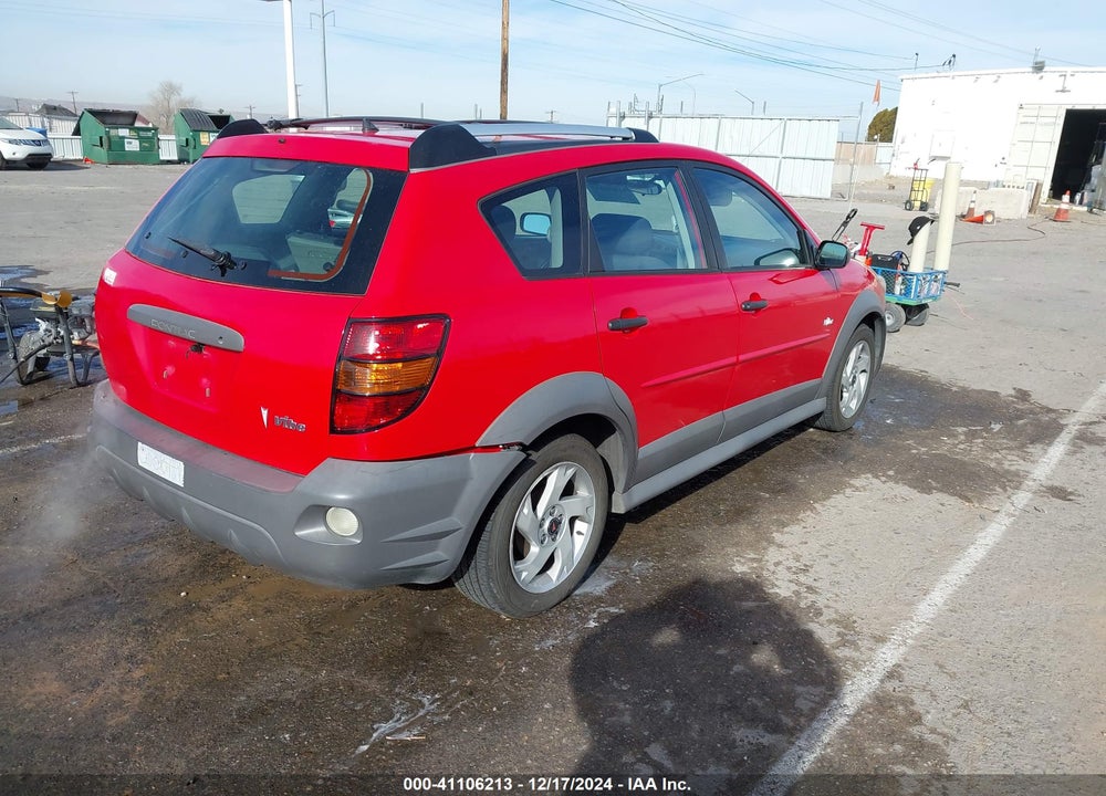2004 PONTIAC VIBE VIN: 5Y2SL628X4Z416614