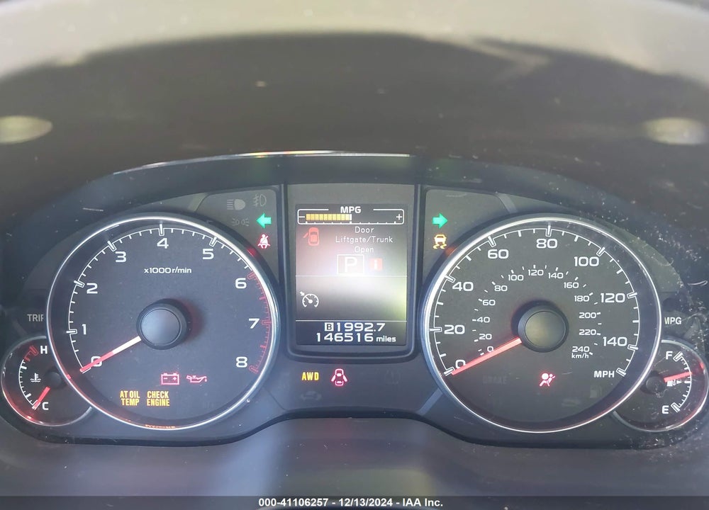2014 SUBARU OUTBACK 2.5I LIMITED VIN: 4S4BRBKC3E3261450
