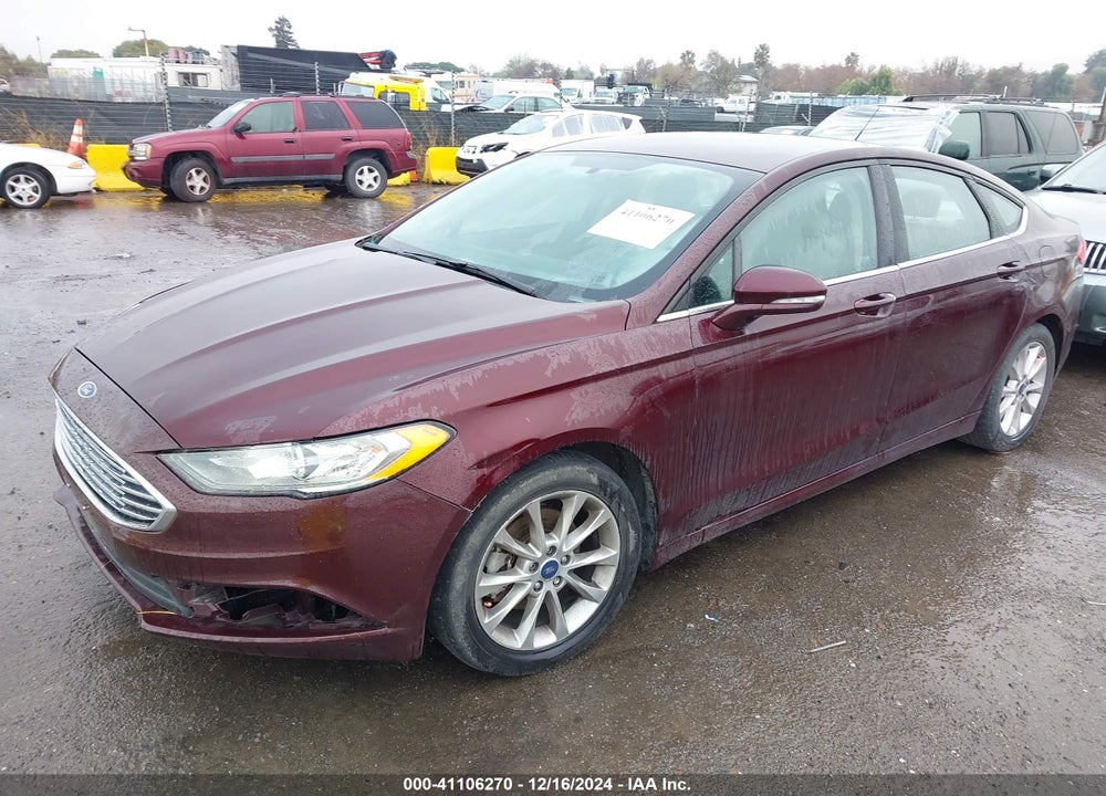 2017 FORD FUSION SE VIN: 3FA6P0HD0HR277004