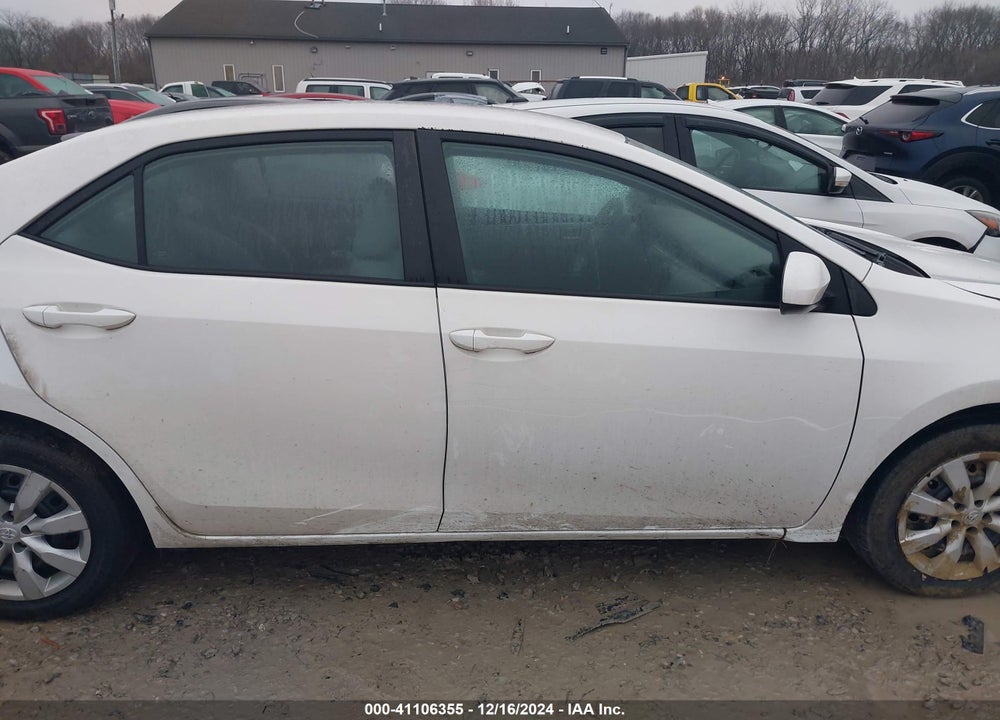 2016 TOYOTA COROLLA LE VIN: 5YFBURHE1GP402062