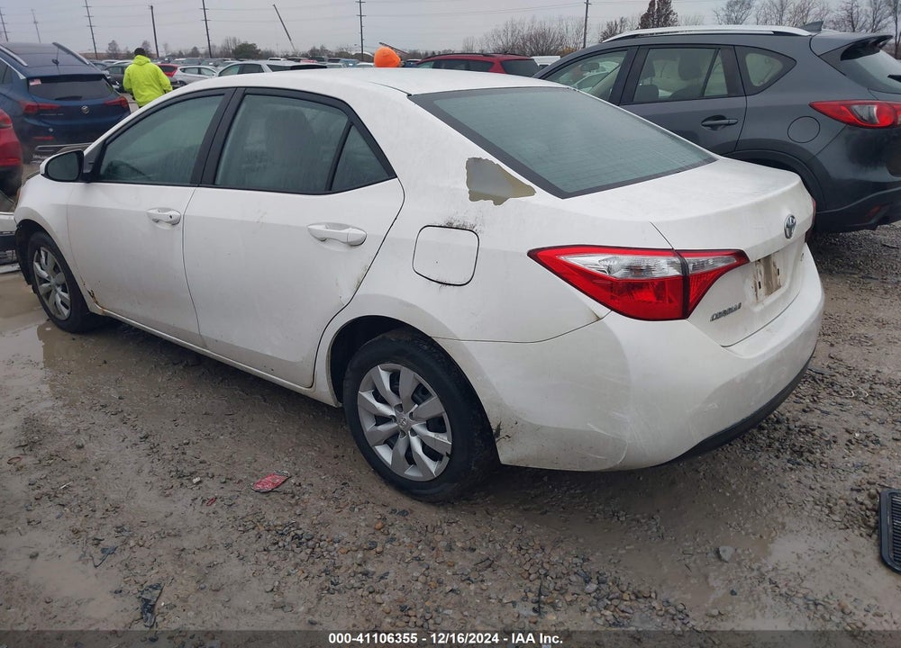 2016 TOYOTA COROLLA LE VIN: 5YFBURHE1GP402062