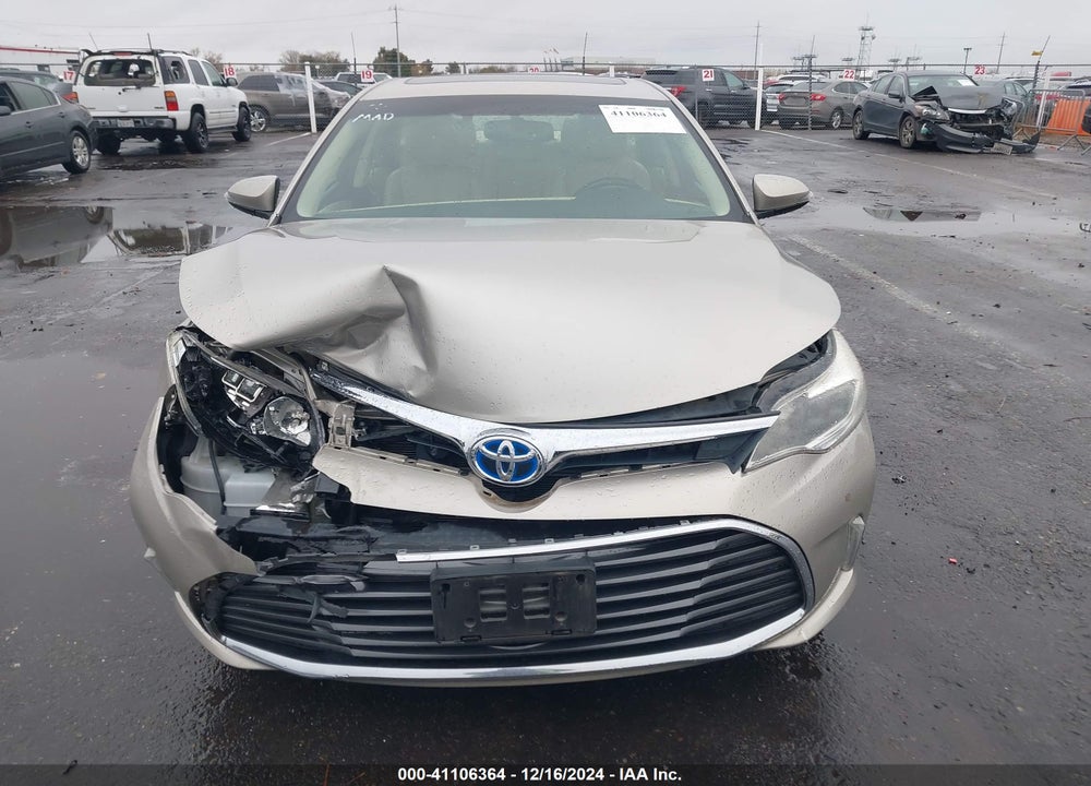 2016 TOYOTA AVALON HYBRID VIN: 4T1BD1EB8GU048485