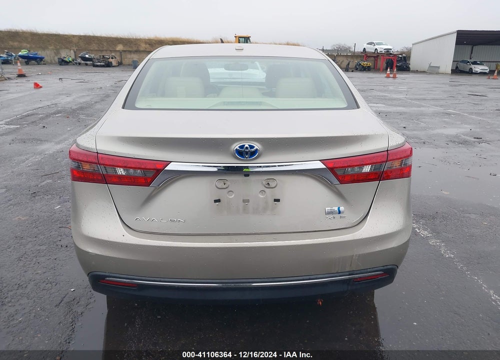 2016 TOYOTA AVALON HYBRID VIN: 4T1BD1EB8GU048485