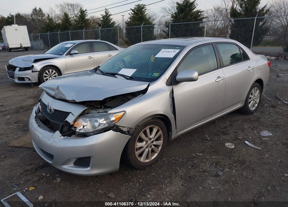 2009 TOYOTA COROLLA XLE VIN: 2T1BU40E09C107195