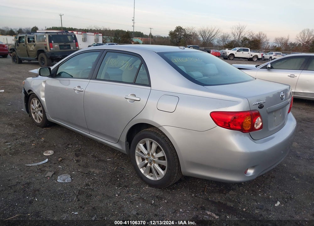 2009 TOYOTA COROLLA XLE VIN: 2T1BU40E09C107195