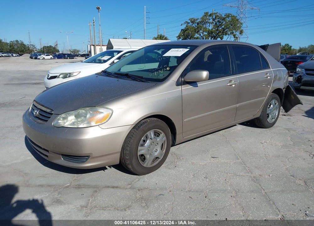 2004 TOYOTA COROLLA LE VIN: 1NXBR32E34Z198673