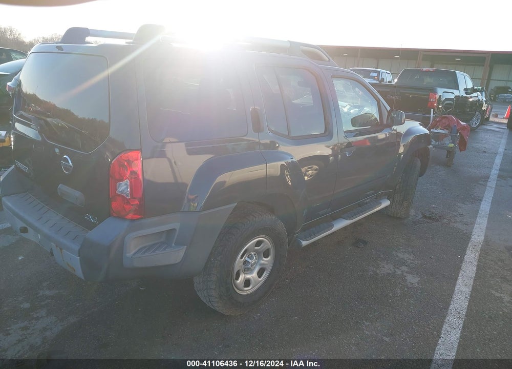 2009 NISSAN XTERRA X VIN: 5N1AN08W29C513482