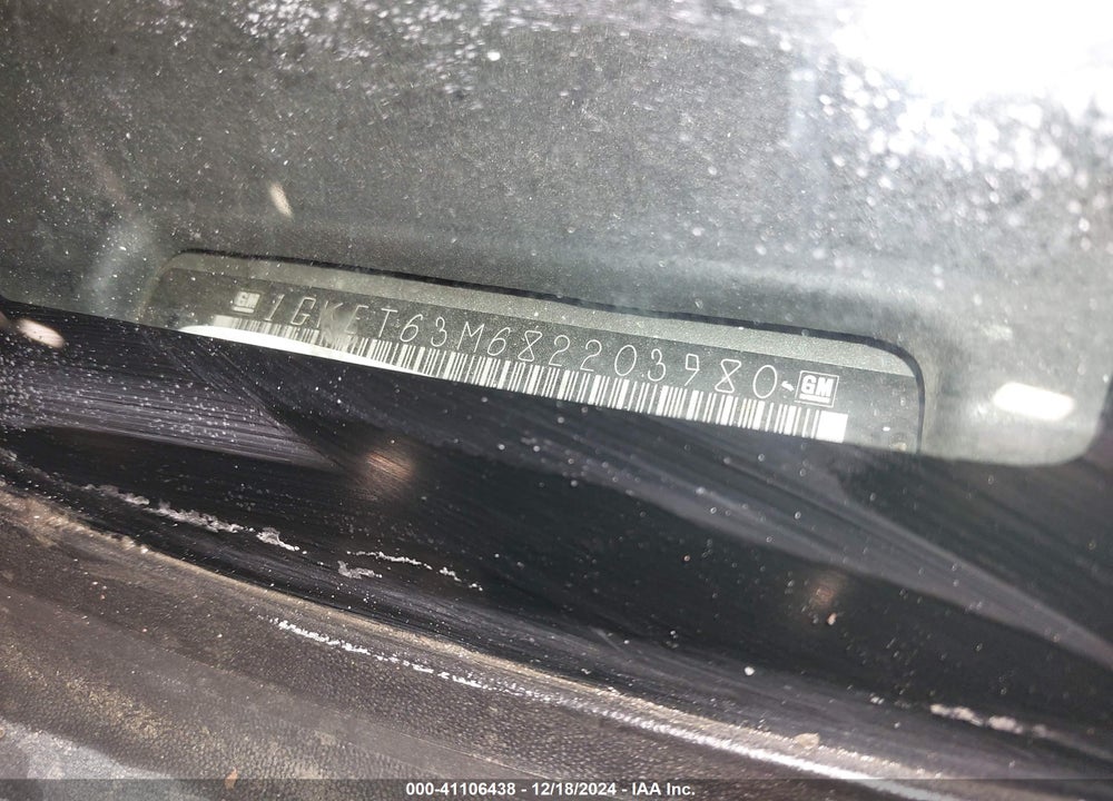 2008 GMC ENVOY VIN: 1GKET63M682203980