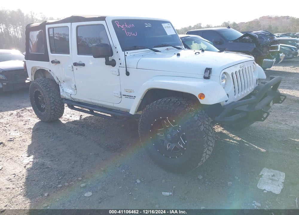2015 JEEP WRANGLER UNLIMITED SAHARA VIN: 1C4BJWEG7FL614596