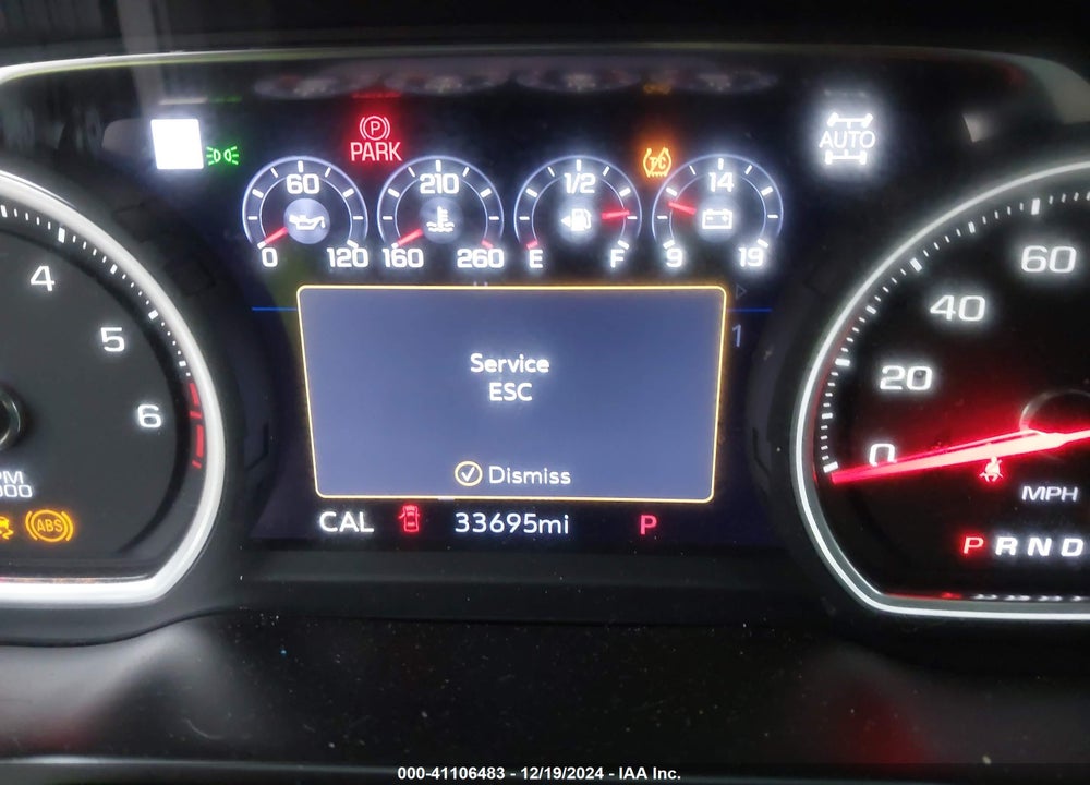 2019 CHEVROLET SILVERADO 1500 HIGH COUNTRY VIN: 1GCUYHEL9KZ402237