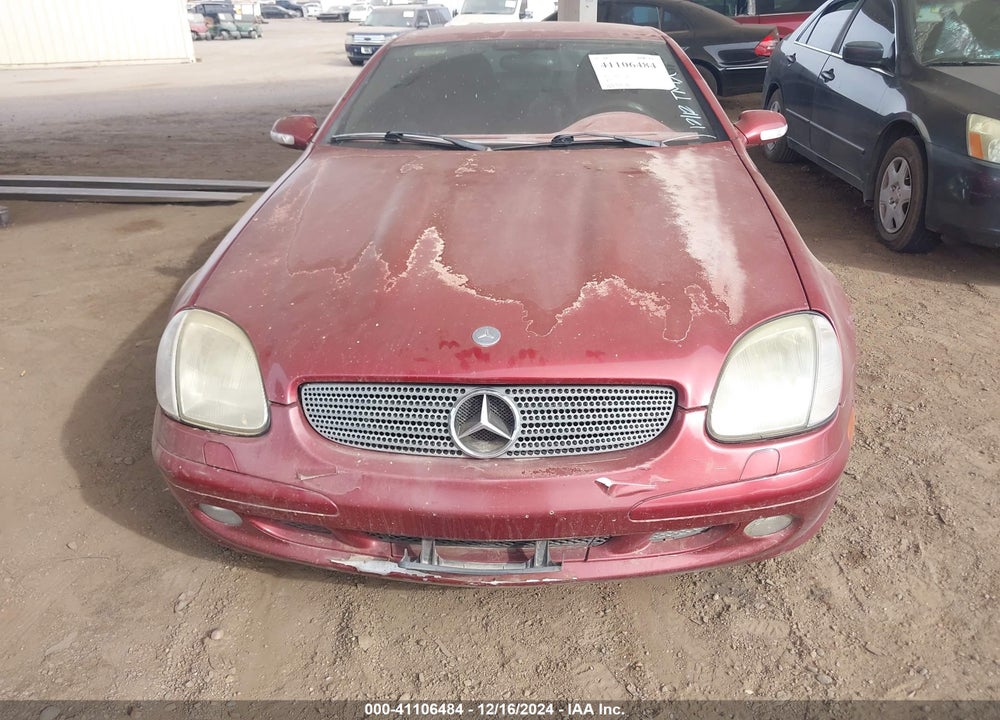 2002 MERCEDES-BENZ SLK 320 VIN: WDBKK65F02F249156