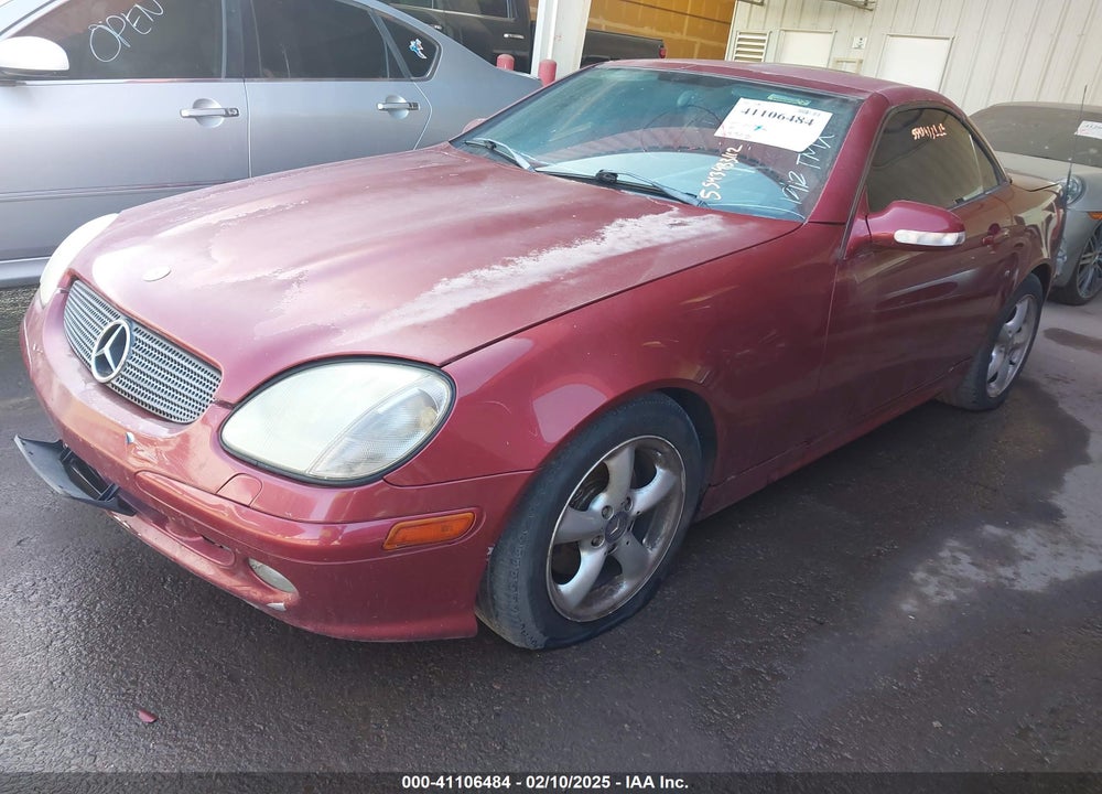 2002 MERCEDES-BENZ SLK 320 VIN: WDBKK65F02F249156
