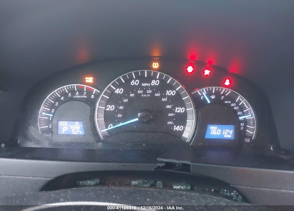 2012 TOYOTA CAMRY SE LIMITED EDITION VIN: 4T1BF1FKXCU622894