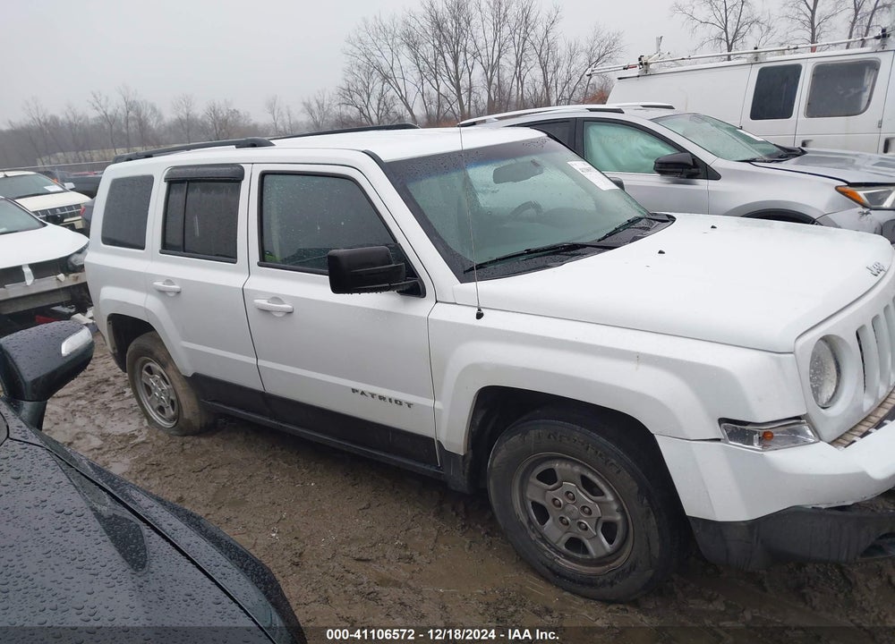2016 JEEP PATRIOT SPORT VIN: 1C4NJPBA9GD532786