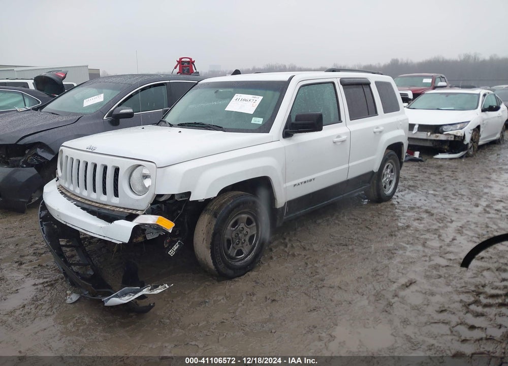 2016 JEEP PATRIOT SPORT VIN: 1C4NJPBA9GD532786