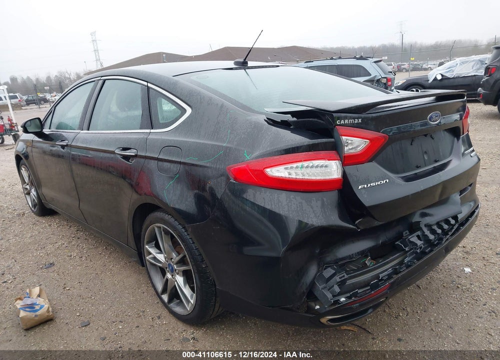 2013 FORD FUSION TITANIUM VIN: 3FA6P0K98DR146675
