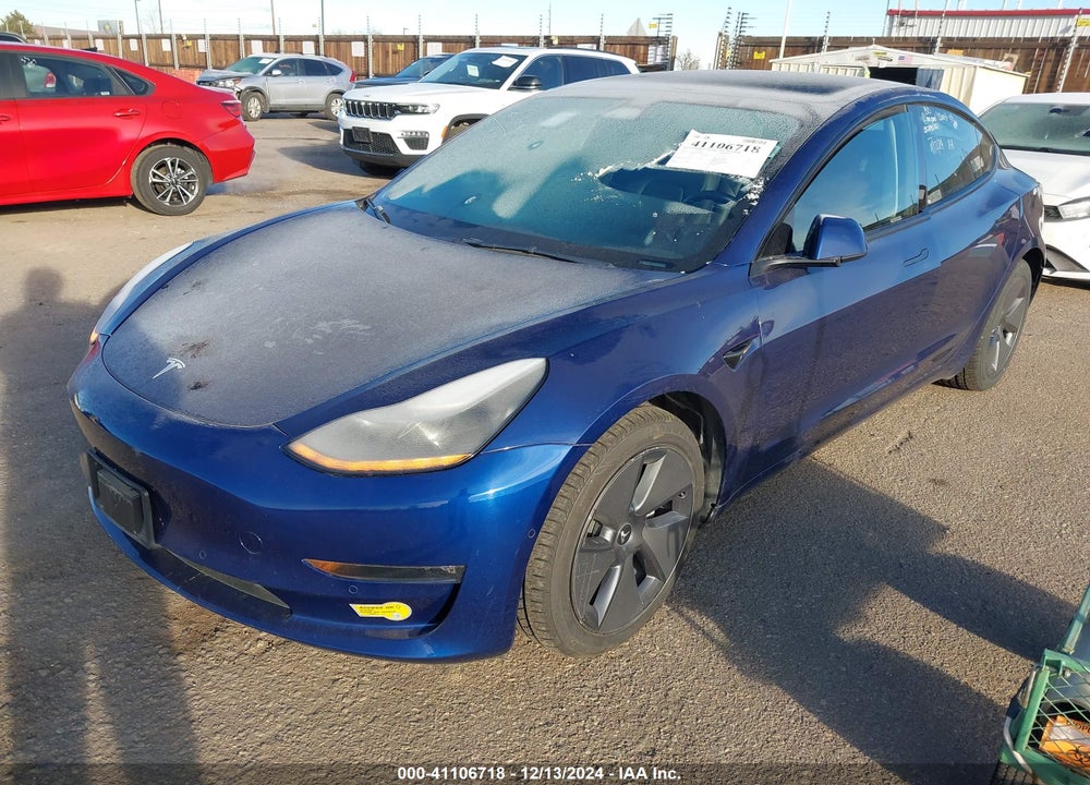 2022 TESLA MODEL 3 VIN: 5YJ3E1EB5NF307901