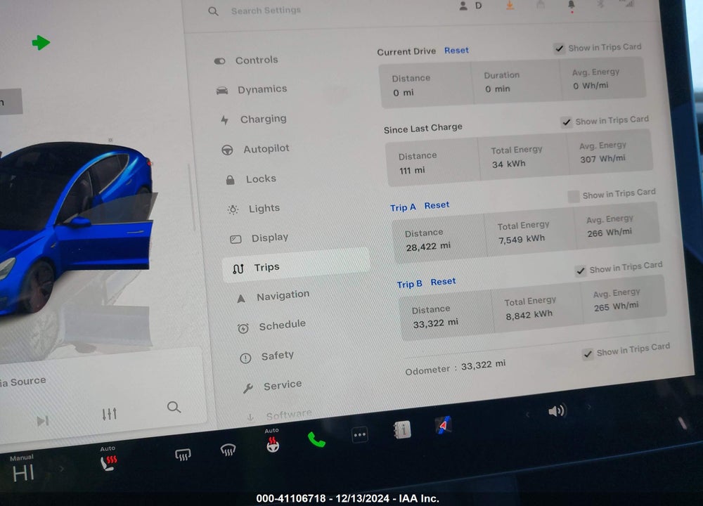 2022 TESLA MODEL 3 VIN: 5YJ3E1EB5NF307901