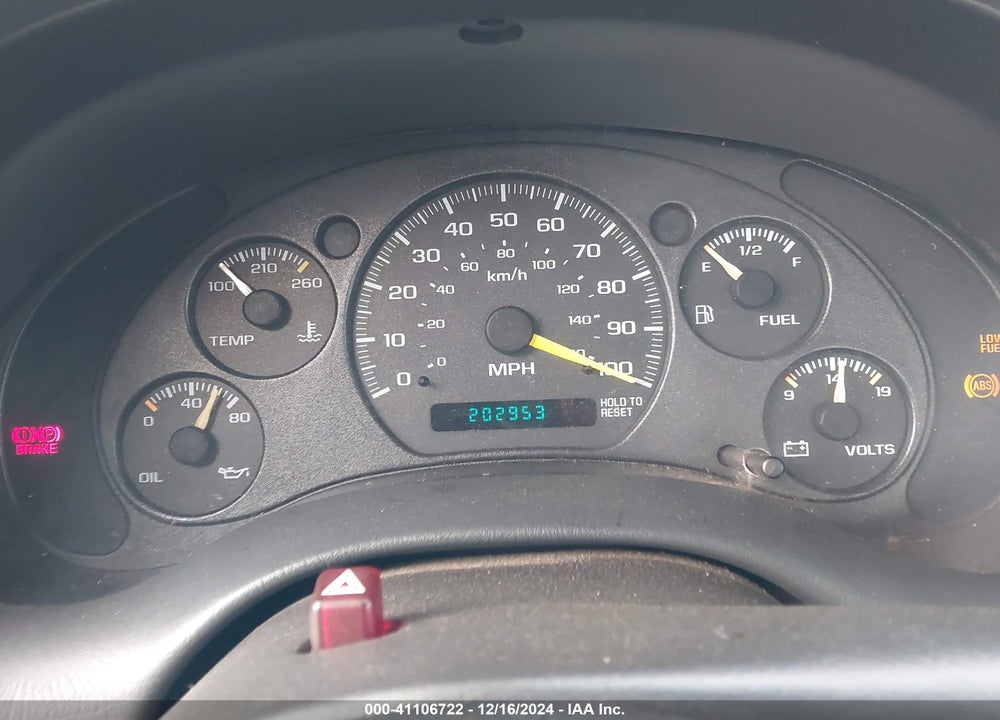 2000 CHEVROLET S-10 LS VIN: 1GCCS1954Y8285343