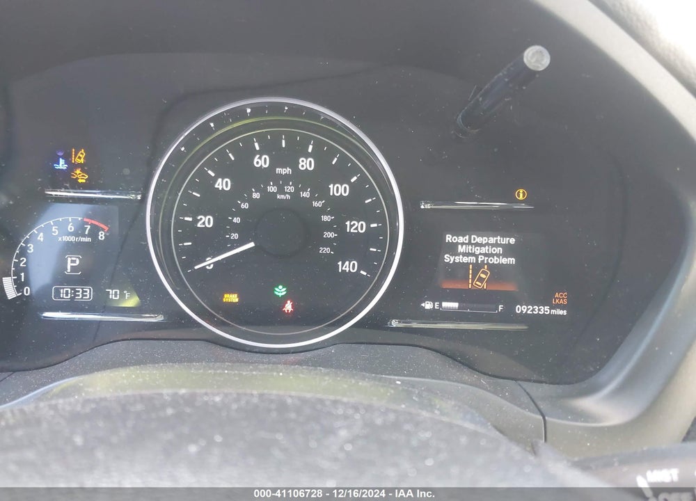 2019 HONDA HR-V EX VIN: 3CZRU5H55KM705413