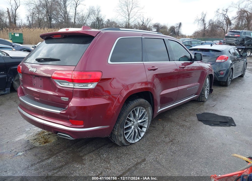 2017 JEEP GRAND CHEROKEE SUMMIT 4X4 VIN: 1C4RJFJG9HC904636