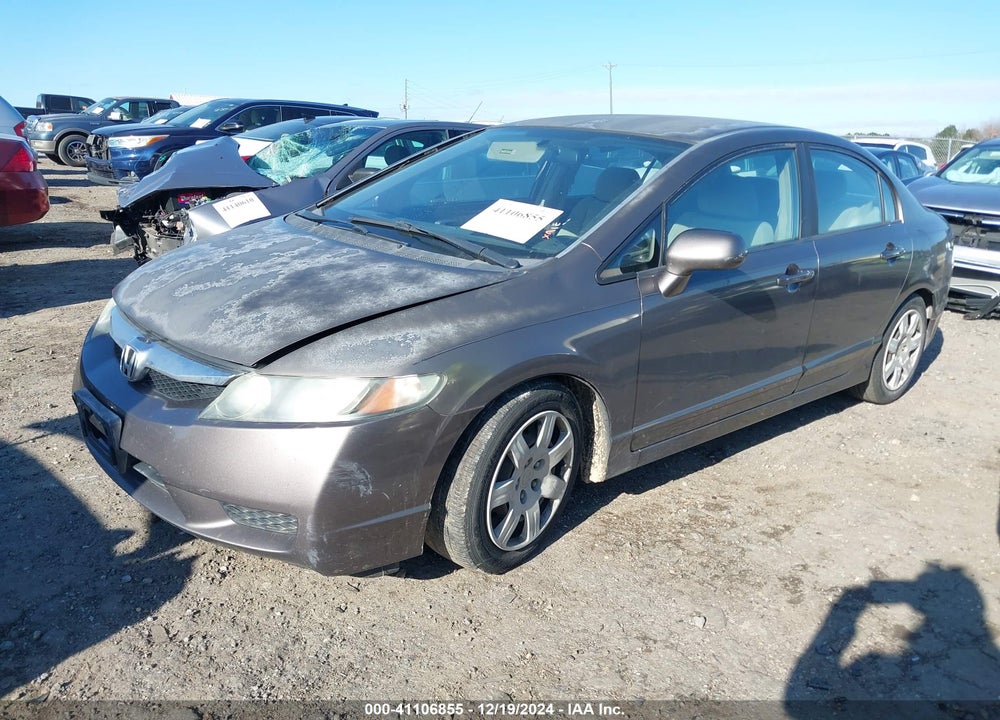 2011 HONDA CIVIC LX VIN: 2HGFA1F54BH517091