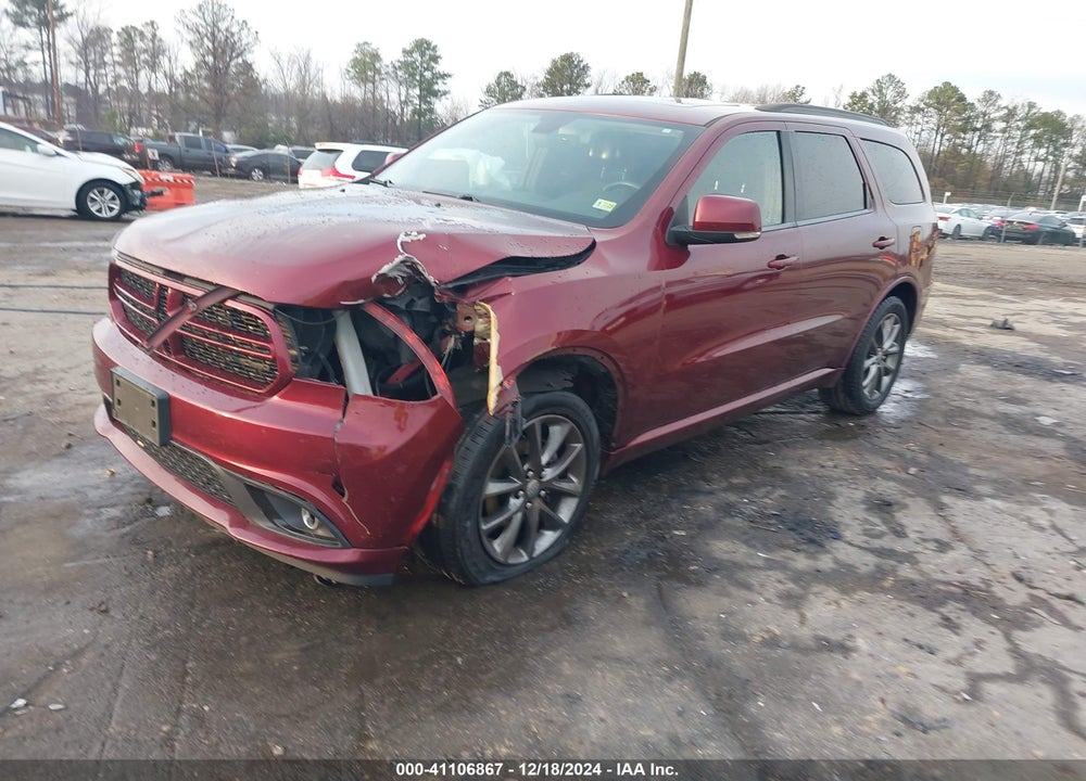 2017 DODGE DURANGO GT AWD VIN: 1C4RDJDG8HC622199