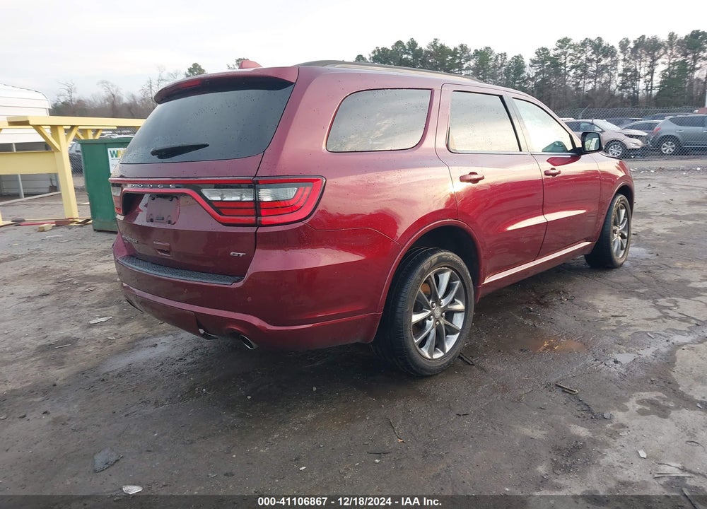 2017 DODGE DURANGO GT AWD VIN: 1C4RDJDG8HC622199