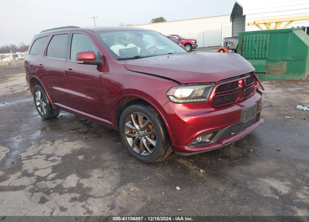 2017 DODGE DURANGO GT AWD VIN: 1C4RDJDG8HC622199