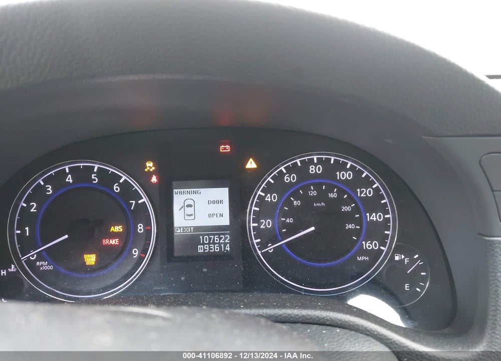 2011 INFINITI G37 JOURNEY VIN: JN1CV6AP1BM506934