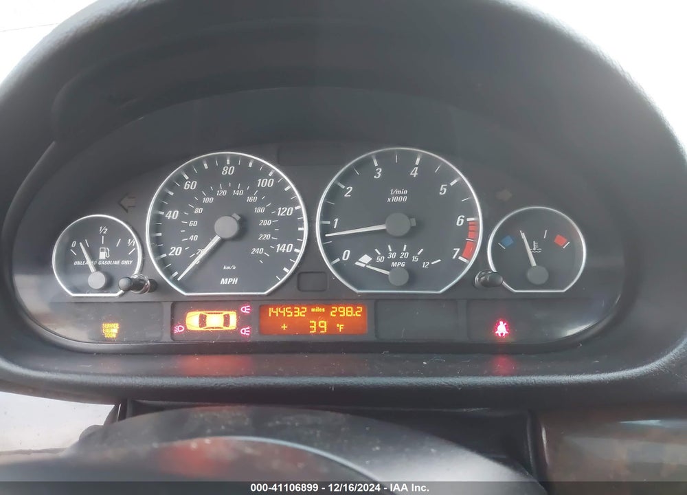 2003 BMW 325CI VIN: WBABN33473PC99220