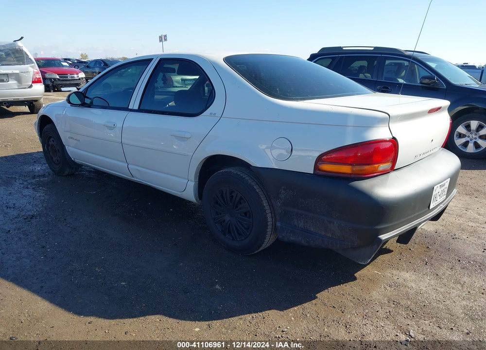 2000 DODGE STRATUS SE VIN: 1B3EJ46X7YN220525